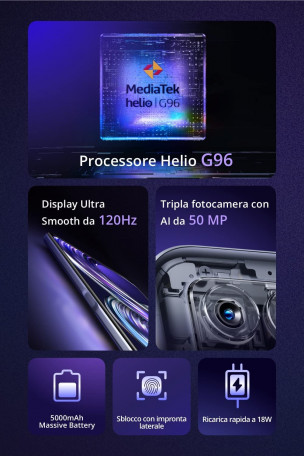 Смартфон realme 8i 4/64GB Stellar Purple  Фото №3