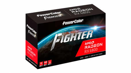 Відеокарта PowerColor Fighter AMD Radeon RX 6800 16GB  Фото №0