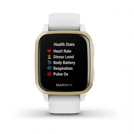 Смарт-часы Garmin Venu Sq White/Light Gold (010-02427-11)  Фото №1