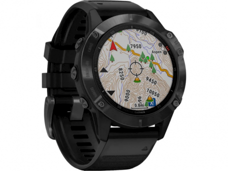 Спортивний годинник Garmin Fenix 6 Pro Black (010-02158-02/010-02158-01)  Фото №0