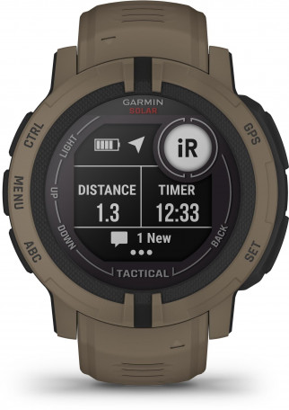 Смарт-часы Garmin Instinct 2 Solar - Tactical Edition Coyote Tan (010-02627-14)  Фото №1