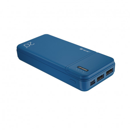 Зовнішній акумулятор (Power Bank) Tracer Powerbank 20000 MAH 2A BLUE (TRABAT46962)  Фото №0