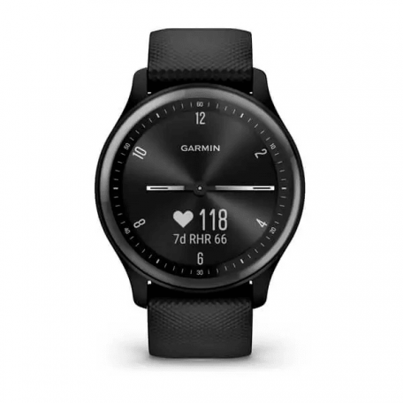 Смарт-часы Garmin Vivomove Sport Black Case and S. Band w. Slate Accents (010-02566-00)  Фото №5