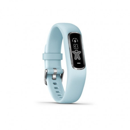 Фітнес-браслет Garmin Vivosmart 4 Azure Blue with Silver Hardware (010-01995-24)  Фото №1