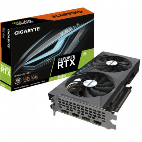 Видеокарта GIGABYTE GeForce RTX 3060 EAGLE OC 12G (GV-N3060EAGLE OC-12GD)