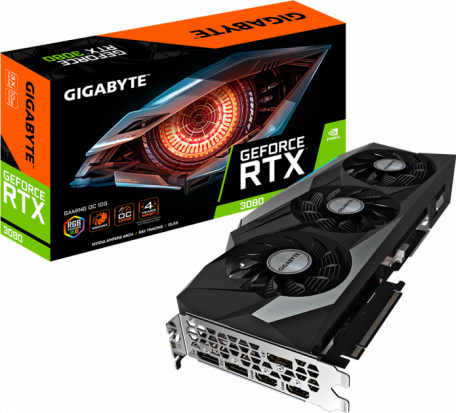 Видеокарта GIGABYTE GeForce RTX 3080 GAMING OC 10G rev. 2.0 (GV-N3080GAMING OC-10GD rev. 2.0)