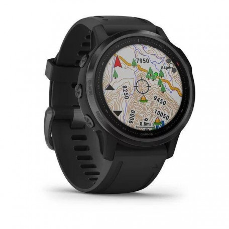 Спортивные часы Garmin Fenix 6S Pro Black With Black Band (010-02159-14/010-02159-13)  Фото №0