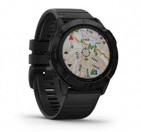 Спортивные часы Garmin Fenix 6X Pro Black with Black Band (010-02157-01/00)  Фото №1