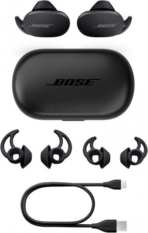 Наушники TWS Bose QuietComfort Earbuds Triple Black (831262-0010)  Фото №1