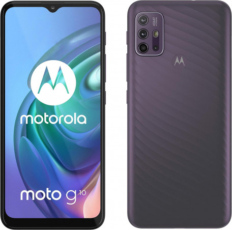 Смартфон Motorola Moto G10 4/64GB Aurora Gray  Фото №0