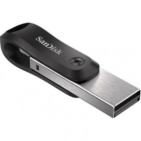 Флешка SanDisk 128 GB iXpand Go USB 3.0/Lightning (SDIX60N-128G-GN6NE)  Фото №1