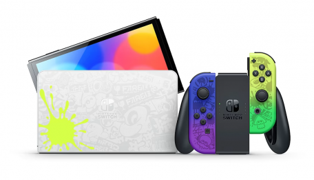 Портативная игровая приставка Nintendo Switch OLED Model Splatoon 3 Edition  Фото №1