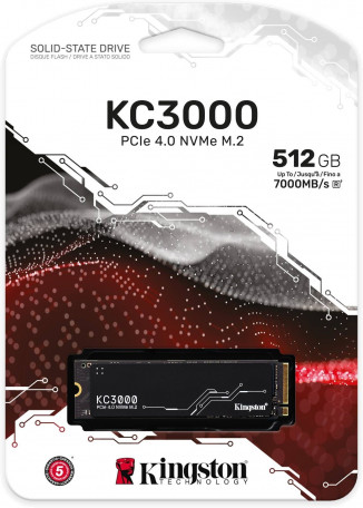 SSD накопичувач Kingston KC3000 512 GB (SKC3000S/512G)  Фото №1