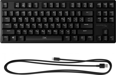 Клавиатура HyperX Alloy Origins Core Black (HX-KB7RDX-RU, 4P5P3AX)  Фото №3