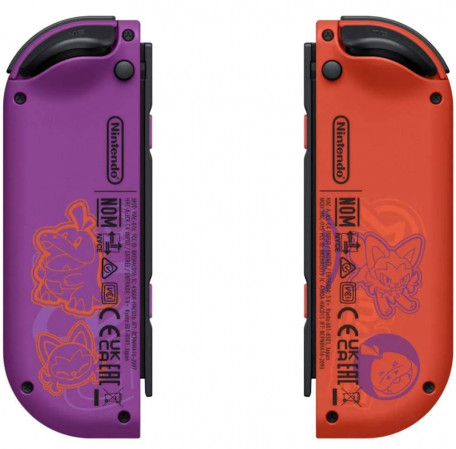 Игровая приставка Nintendo Switch OLED Pokemon Scarlet &amp; Violet Edition (Joy-Con Red/Violet)  Фото №2