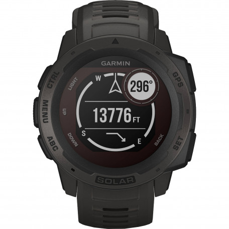 Смарт-часы Garmin Instinct Solar Graphite (010-02293-00)  Фото №0