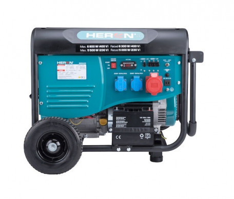 Бензиновый генератор Heron 15HP 6,8kW/8,5kVA (8896420)  Фото №4