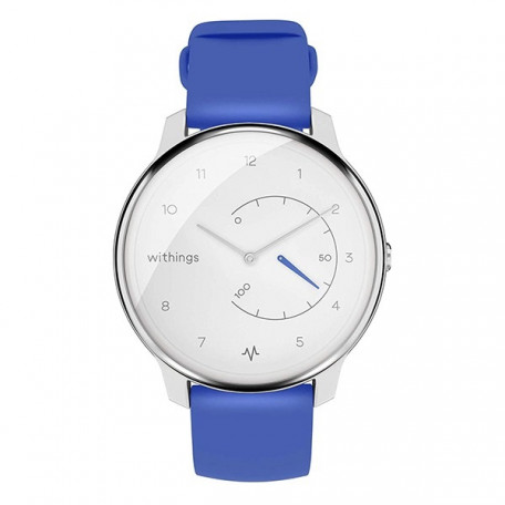 Смарт-годинник Withings Move ECG 38 мм White/Blue  Фото №0