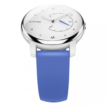 Смарт-годинник Withings Move ECG 38 мм White/Blue  Фото №1