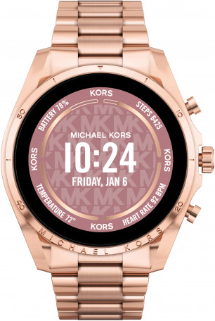 Смарт-годинник Michael Kors Gen 6 Bradshaw Rose Gold-Tone Smartwatch (MKT5133)  Фото №4