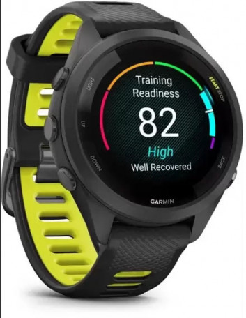 Смарт-часы Garmin Forerunner 265S Black Bezel and Case w. Black/Amp Yellow S. Band (010-02810-03/13)  Фото №1