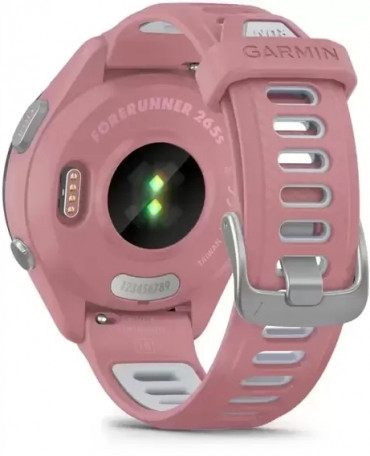 Смарт-часы Garmin Forerunner 265S Black Bezel w. Light Pink Case and Light Pink/Whitestone S. Band (010-02810-05/15)  Фото №5