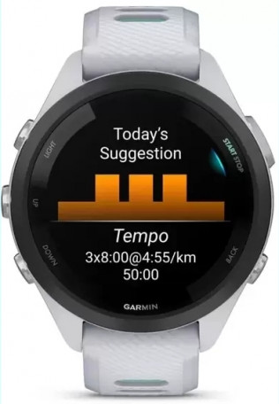 Смарт-часы Garmin Forerunner 265S Black Bezel w. Whitestone Case and Whitestone/Neo Tropic S. Band (010-02810-04/14)  Фото №2