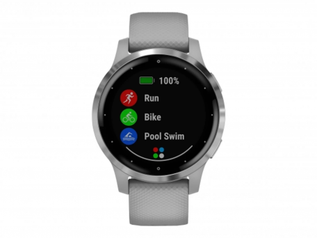 Смарт-часы Garmin vivoactive 4S Powder Gray/Silver (010-02172-03/010-02172-01)  Фото №6