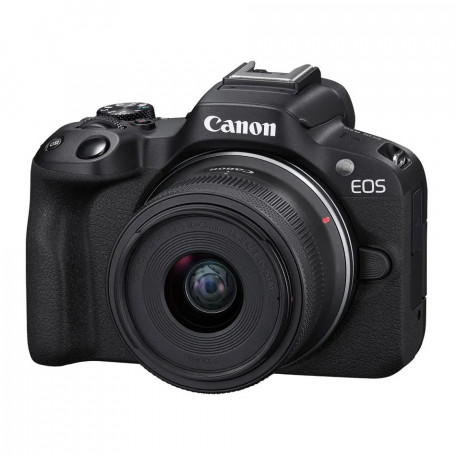 Беззеркальный фотоаппарат Canon EOS R50 kit RF-S 18-45mm IS STM + RF-S 55-210mm IS STM Black (5811C034)  Фото №1