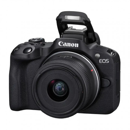 Беззеркальный фотоаппарат Canon EOS R50 kit RF-S 18-45mm IS STM + RF-S 55-210mm IS STM Black (5811C034)  Фото №2