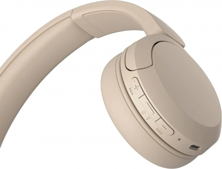 Навушники з мікрофоном Sony WH-CH520 Beige (WHCH520C.CE7)  Фото №2