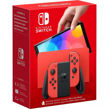 Игровая консоль NINTENDO Switch OLED - Mario Red Edition  Фото №0