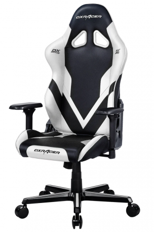 Геймерське крісло DXRacer P Series GCP188-NW-C2-NVF Black/White  Фото №0