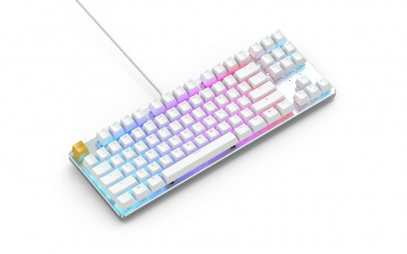 Клавиатура Glorious GMMK TKL White (GLO-GMMK-TKL-BRN-W)  Фото №1