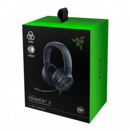 Наушники с микрофоном Razer Kraken V3 Black (RZ04-03770200-R3M1)  Фото №2