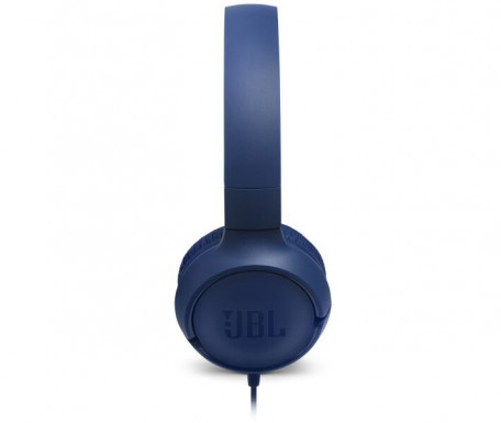 Наушники с микрофоном JBL T500 Blue (JBLT500BLU)  Фото №1