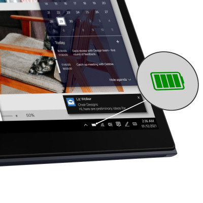 Планшет Lenovo Yoga Duet 7 13WQHD AG Touch/Intel i5-1135G7/8/256F/W10P/Grey (82MA004GRA)  Фото №6