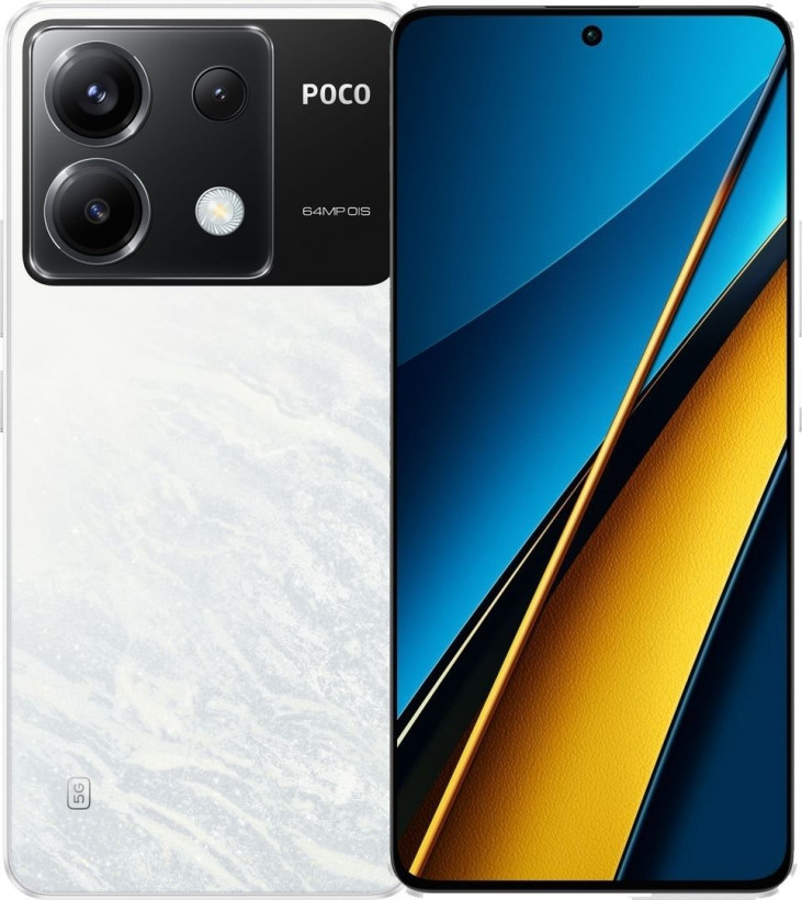 Смартфон Xiaomi Poco X6 12/256GB White (Global EU)  Фото №0