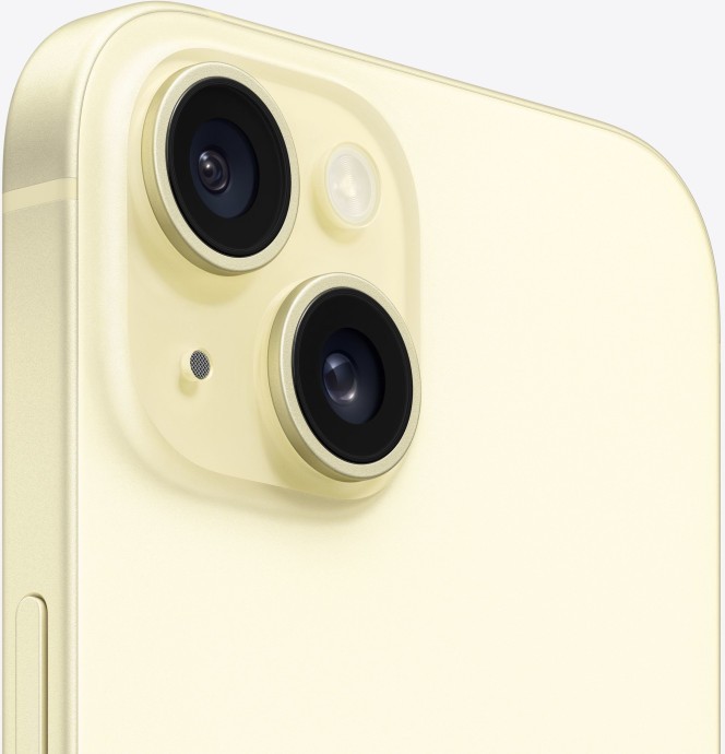 Смартфон Apple iPhone 15 128GB eSIM Yellow (MTLX3)  Фото №0