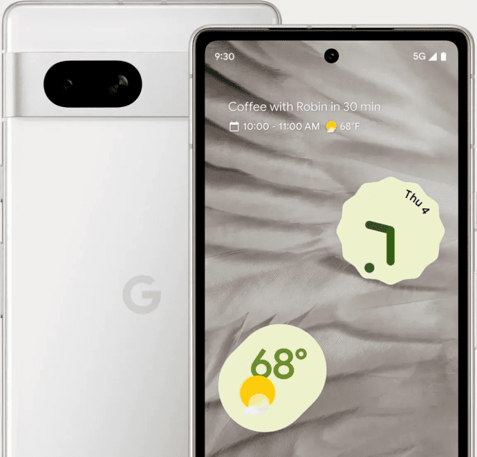 Смартфон Google Pixel 7a 8/128GB Snow USA  Фото №3