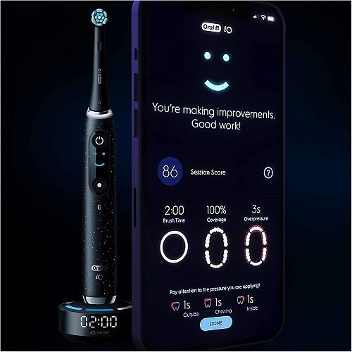 Електрична зубна щітка Oral-B iO Series 10 + додаткова насадка  Фото №5