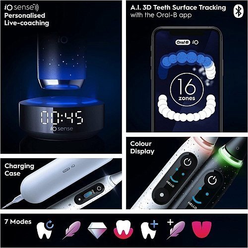 Електрична зубна щітка Oral-B iO Series 10 + додаткова насадка  Фото №8