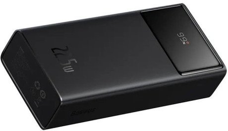 Внешний аккумулятор (павербанк) Baseus Star Lord Display 22.5W 20000 mAh Black (PPXJ060001)  Фото №4