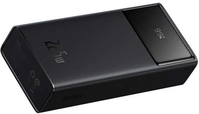 Зовнішній акумулятор (павербанк) Baseus Star Lord Display 22.5W 20000 mAh Black (PPXJ060001)  Фото №4