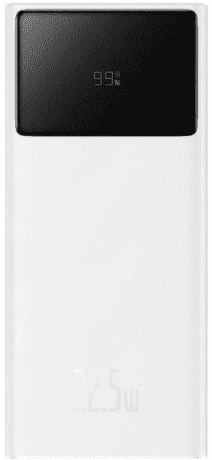 Внешний аккумулятор (павербанк) Baseus Star Lord Display 22.5W 20000 mAh White (PPXJ060002)