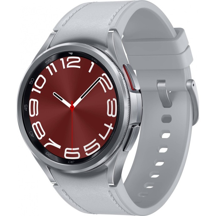 Смарт-часы Samsung Galaxy Watch6 Classic 43mm eSIM Silver (SM-R955FZSA)  Фото №0