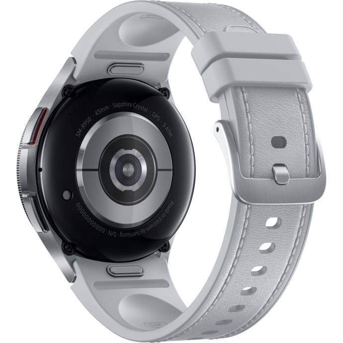 Смарт-часы Samsung Galaxy Watch6 Classic 43mm eSIM Silver (SM-R955FZSA)  Фото №1