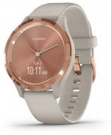 Смарт-годинник Garmin Vivomove 3s Rose Gold Stainless Steel Bezel w. Light Sand and Silicone B. (010-02238-02) 