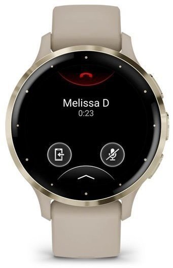 Смарт-часы Garmin Venu 3S Soft Gold S. Steel Bezel w. Французский Грей Case and S. Band (010-02785-02)  Фото №1