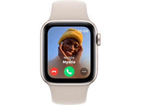 Смарт-годинник Apple Watch SE 2 GPS 44mm Starlight Aluminium Case with Starlight Sport Band M/L (MRE53)  Фото №1